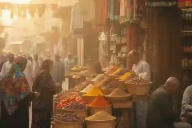 Walking through El Dahar Old Town in Hurghada.