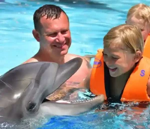 Best Swimming With Dolphins Hurghada tour for families.