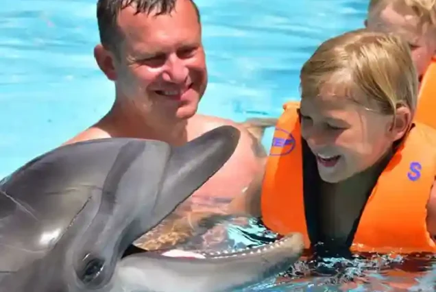 Best Swimming With Dolphins Hurghada tour for families.