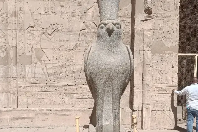 Statue of Horus, Temple of Kom Ombo, Aswan