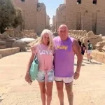 Massive pillars of Karnak Temple Luxor private guided tour