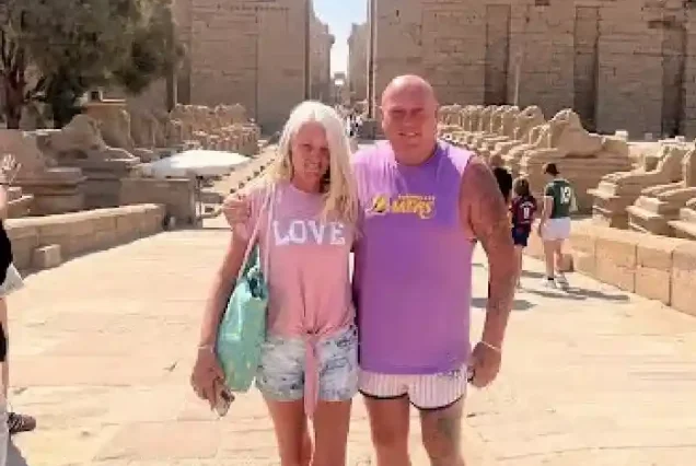 Massive pillars of Karnak Temple Luxor private guided tour