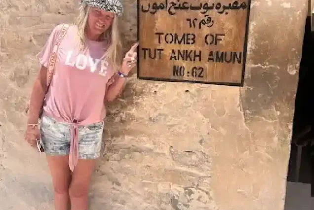 Entrance of King Tutankhamun tomb Valley of the Kings Luxor