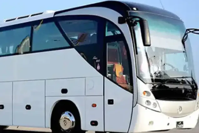 Manolo Tours professional bus for Cairo trip from Hurghada.