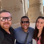 Manolo Tours professional guide at the Valley of the Kings.