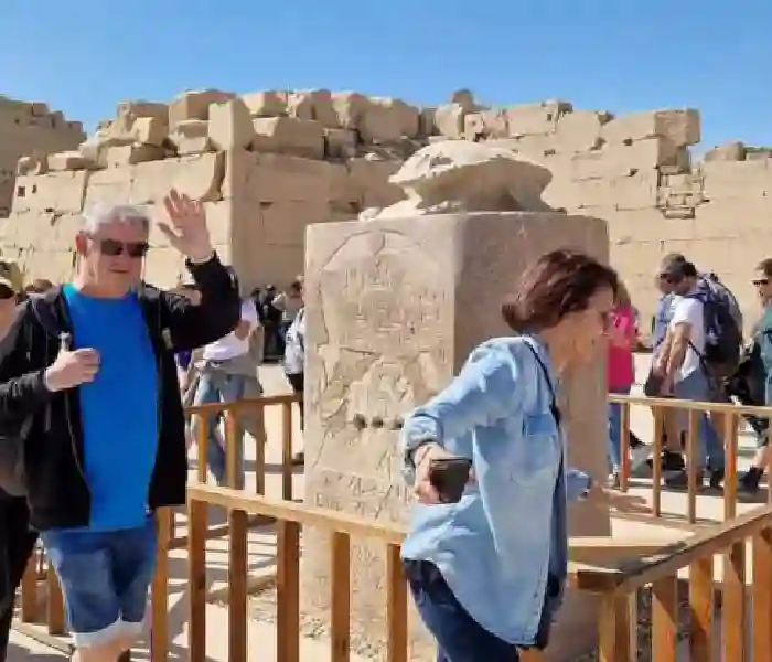 Best Luxor day trip from Hurghada small group tour Karnak Temple.