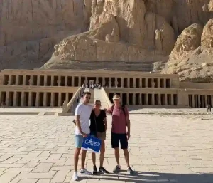 Queen Hatshepsut mortuary temple at Deir el-Bahari Luxor.