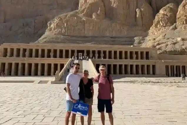 Queen Hatshepsut mortuary temple at Deir el-Bahari Luxor.