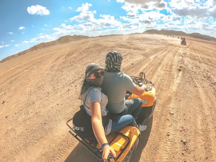 Private quad biking safari tour in Hurghada desert