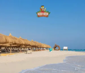 Hula Hula Island beach in Hurghada full-day trip.