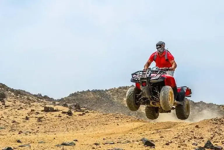 Exclusive private quad bike safari tour in Hurghada desert