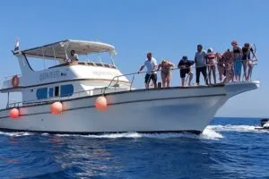 Premium speed boat cruise offering exclusive private boat Hurghada excursions.