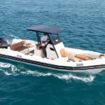 High-performance luxury vessel cruising on a private speedboat tour Hurghada