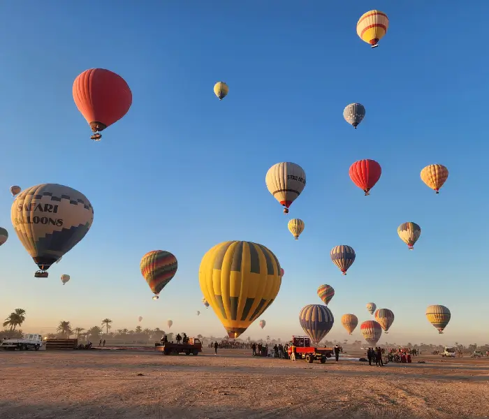 Luxor hot air balloon tour from Hurghada