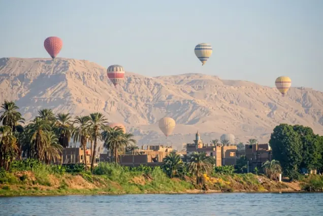 Luxor hot air balloon tour from Hurghada