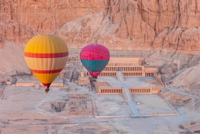 Luxor hot air balloon tour from Hurghada
