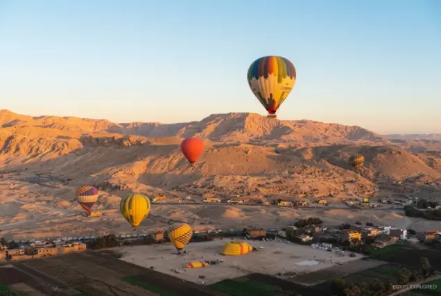 Luxor hot air balloon tour from Hurghada