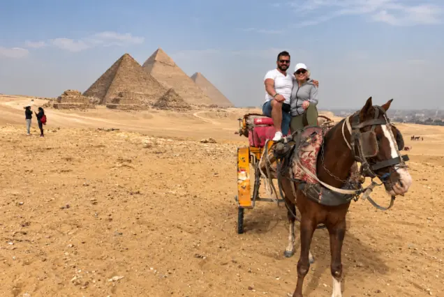 Cairo Pyramids & Grand Egyptian Museum Tour from Hurghada
