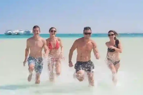 Orange Bay Island Hurghada snorkeling trip - Red Sea crystal water - Manolo Tours